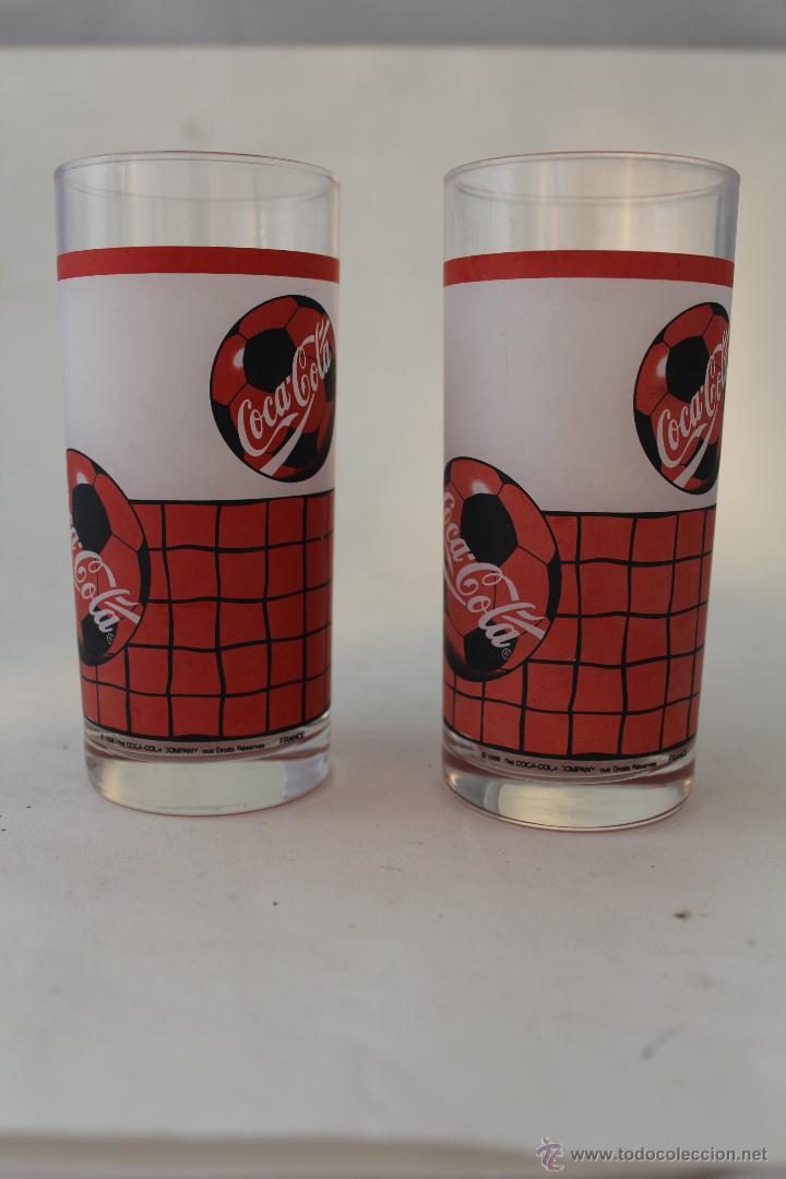 Coleccionismo de Coca-Cola y Pepsi: 2 VASOS COCACOLA - Foto 2