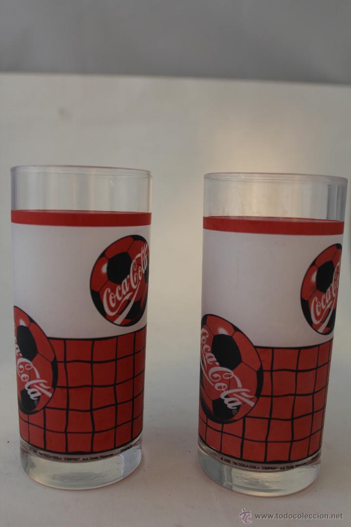 Coleccionismo de Coca-Cola y Pepsi: 2 VASOS COCACOLA - Foto 3