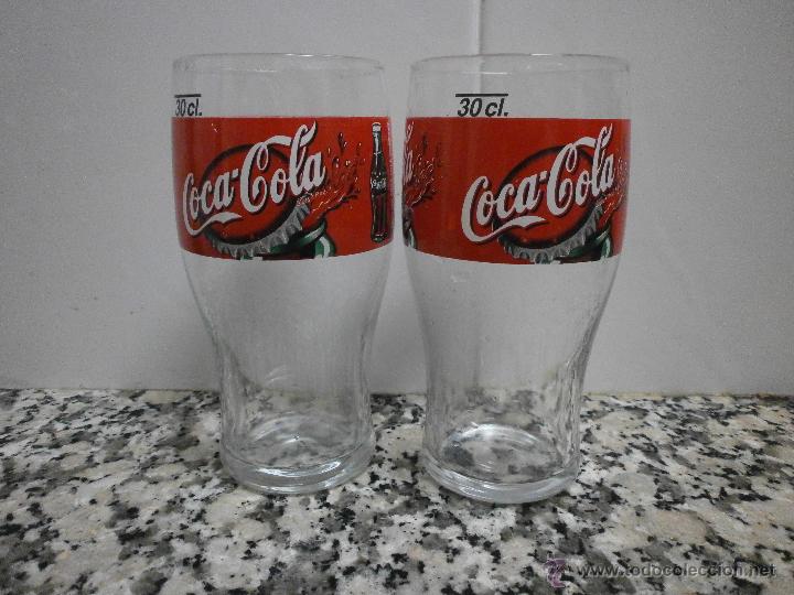 Coleccionismo de Coca-Cola y Pepsi: 2 VASOS COCA COLA  A&Ntilde;O 2001 - Foto 1