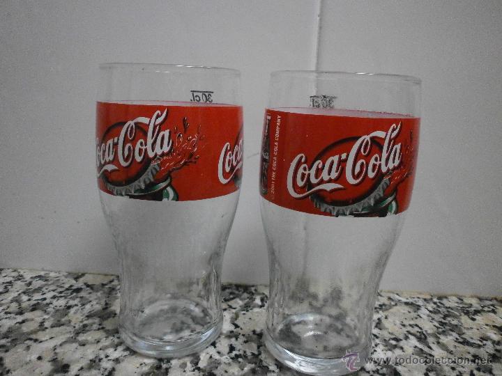 Coleccionismo de Coca-Cola y Pepsi: 2 VASOS COCA COLA  A&Ntilde;O 2001 - Foto 3