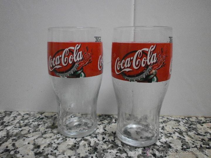 Coleccionismo de Coca-Cola y Pepsi: 2 VASOS COCA COLA  A&Ntilde;O 2001 - Foto 4