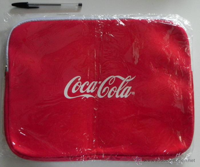 Collectionnisme de Coca-Cola et Pepsi: FUNDA ROJA DE COCA COLA PARA ORDENADOR PORT&Aacute;TIL - NUEVA SIN USAR - PRECINTADA - PUBLICIDAD COCA COLA