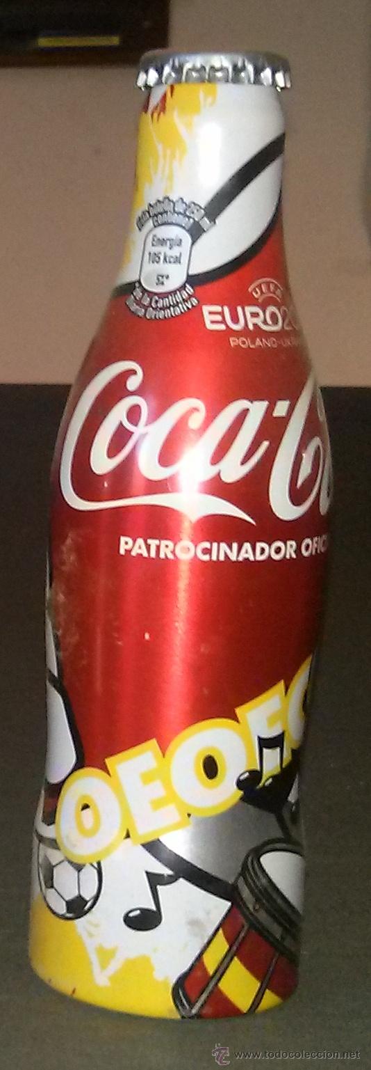 Coleccionismo de Coca-Cola y Pepsi: Botella aluminio Coca-Cola Oeoe - Foto 1
