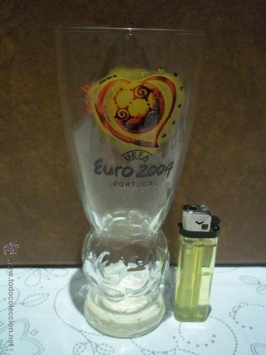 Collectionnisme de Coca-Cola et Pepsi: ANTIGUO VASO COCA COLA UEFA EURO 2004 PORTUGAL PIEN EN FORMA DE BALON IMPECABLE ESTADO