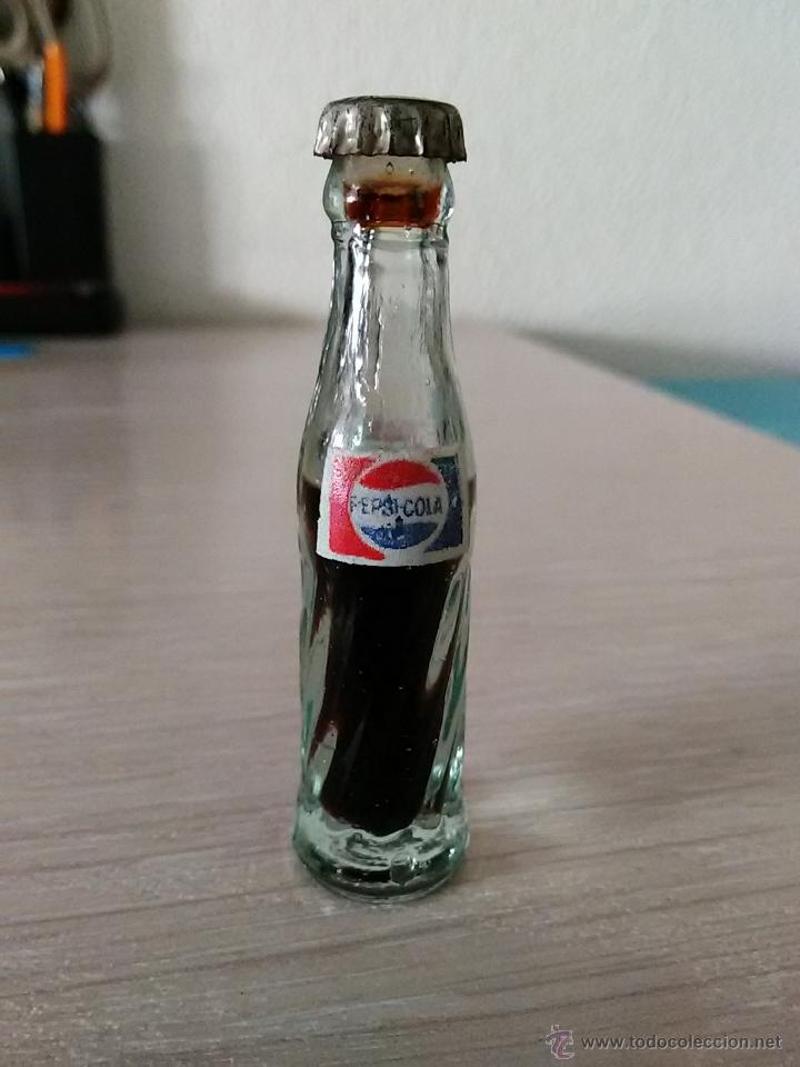 Collectionnisme de Coca-Cola et Pepsi: mini botella pepsi cola