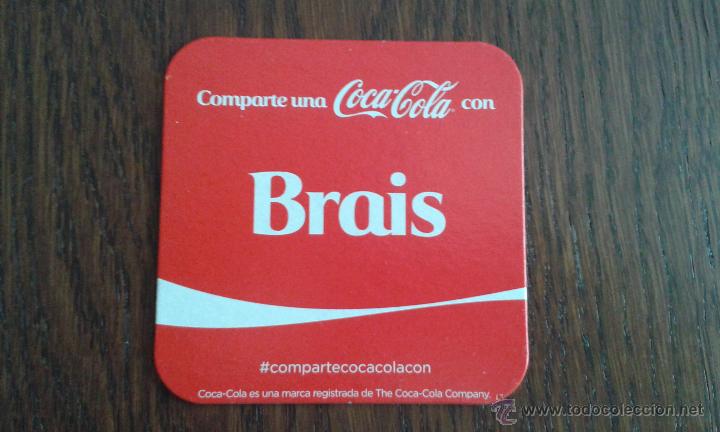 Coleccionismo de Coca-Cola y Pepsi: posavasos de Coca cola (Brais) - Foto 1
