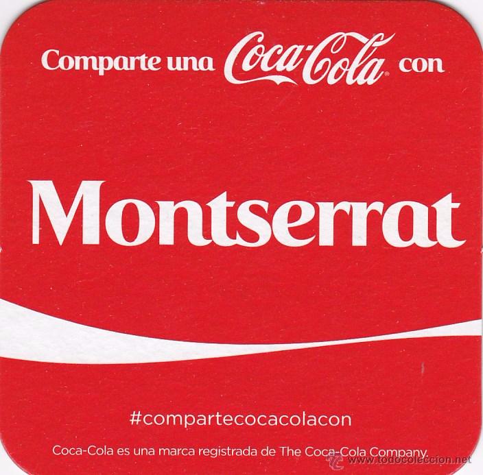 Collectionnisme de Coca-Cola et Pepsi: POSAVASOS - COMPARTE UNA COCA COLA CON ... MONTSERRAT