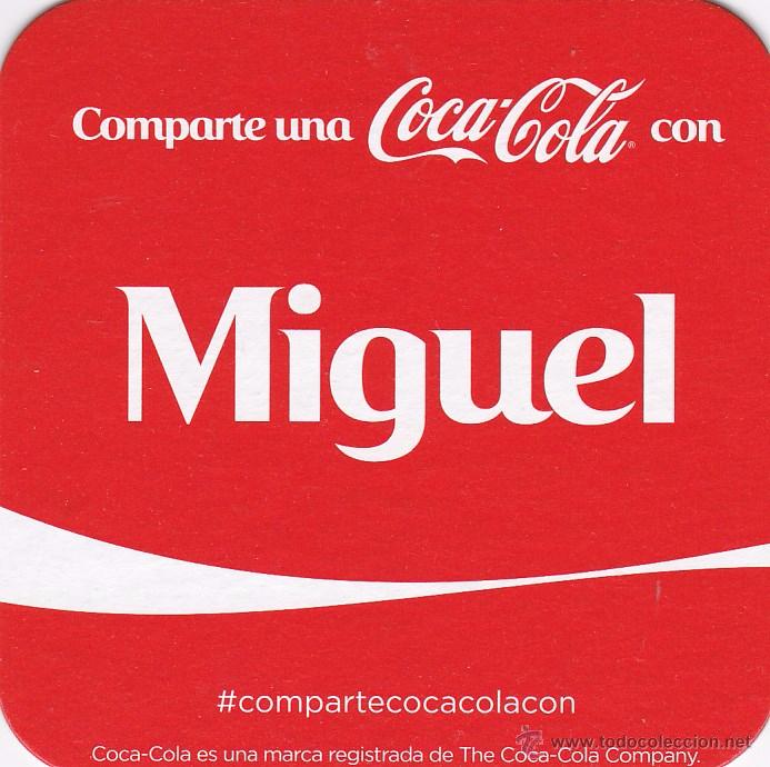 Collectionnisme de Coca-Cola et Pepsi: POSAVASOS - COMPARTE UNA COCA COLA CON ... MIGUEL