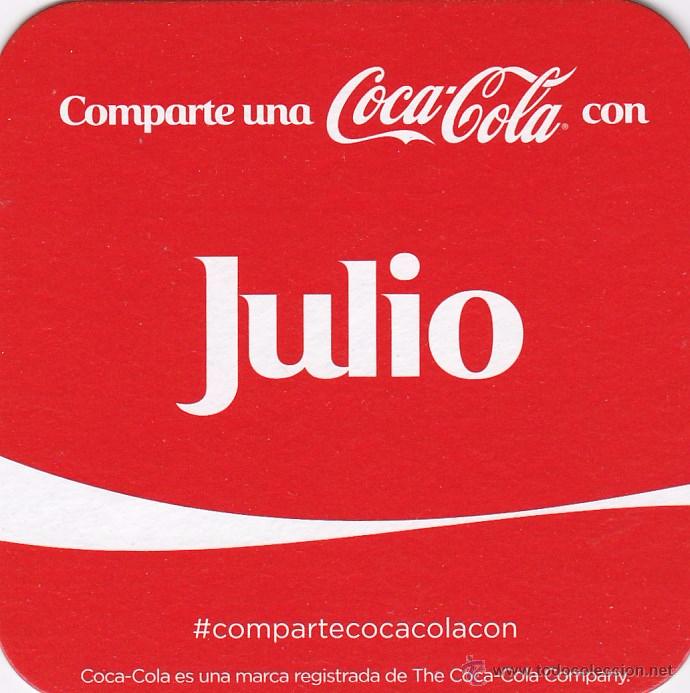Collectionnisme de Coca-Cola et Pepsi: POSAVASOS - COMPARTE UNA COCA COLA CON ... JULIO