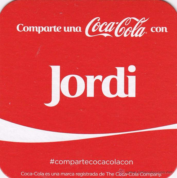 Collectionnisme de Coca-Cola et Pepsi: POSAVASOS - COMPARTE UNA COCA COLA CON ... JORDI