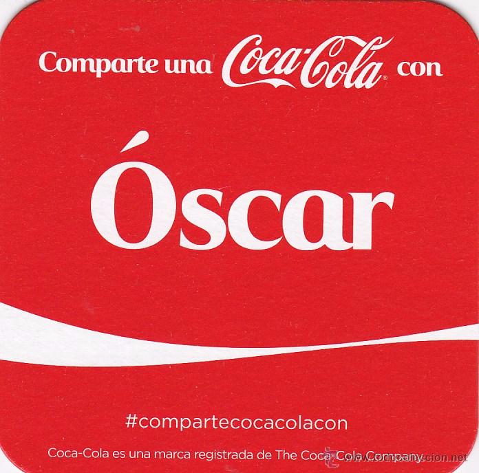 Collectionnisme de Coca-Cola et Pepsi: POSAVASOS - COMPARTE UNA COCA COLA CON ... OSCAR