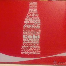 Coleccionismo de Coca-Cola y Pepsi: CHAPA PLACA PUBLICIDAD DE COCA COLA. Lote 54132109