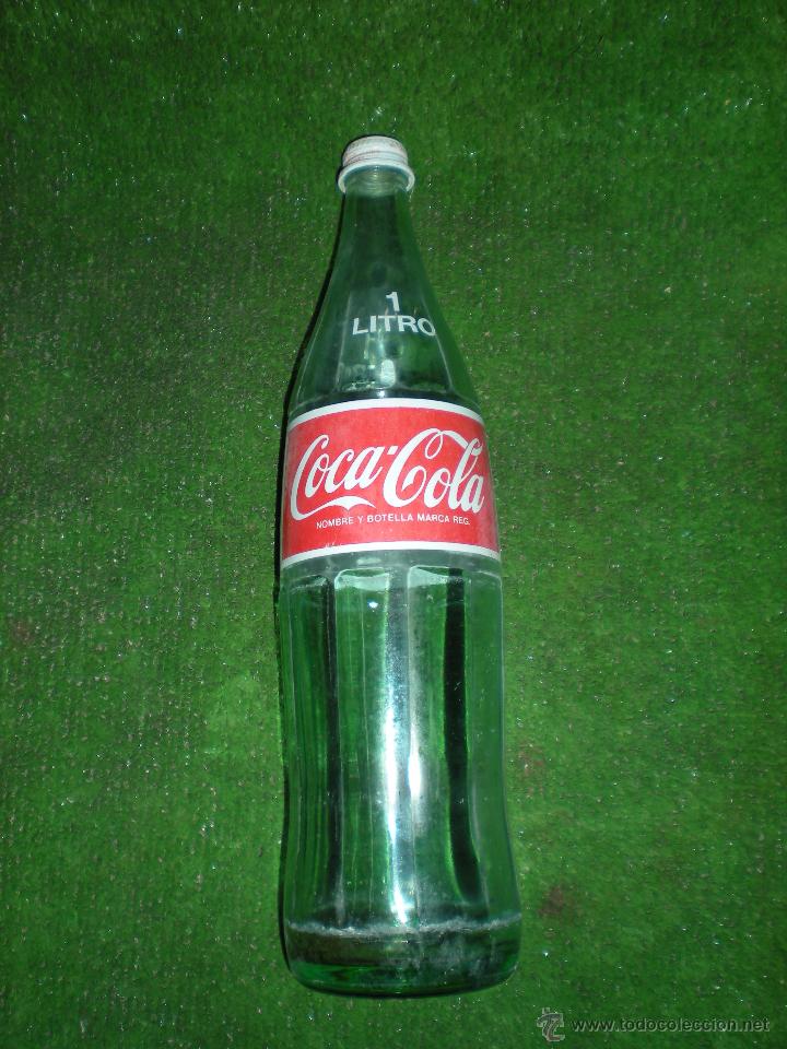 Colecionismo de Coca-Cola e Pepsi: botella de vidrio de coca cola antigua