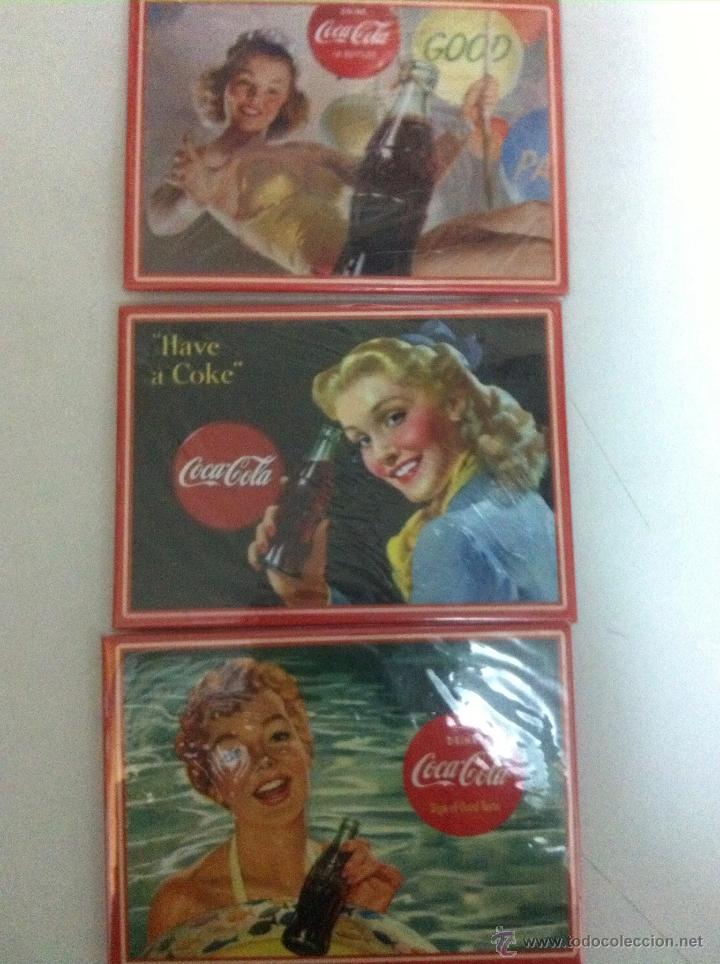 Colecionismo de Coca-Cola e Pepsi: coca-cola -lote 3 imanes