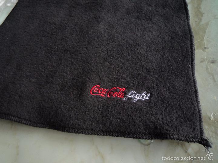 Sammeln von Coca-Cola und Pepsi: COCA COLA COCA-COLA LIGHT / BUFANDA color negro forro polar / Nueva / &iexcl;&Uacute;nica en TC!
