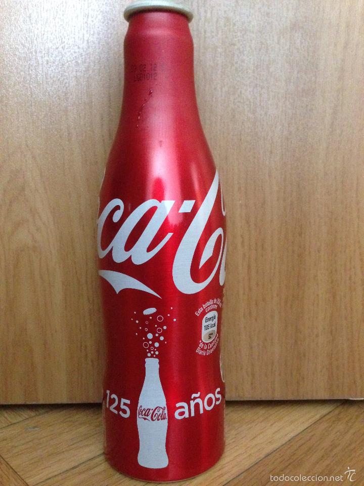 Sammeln von Coca-Cola und Pepsi: ANTIGUA BOTELLA METALICA COCA COLA 125 A&Ntilde;OS ANIVERSARIO ABIERTA SIN CHAPA