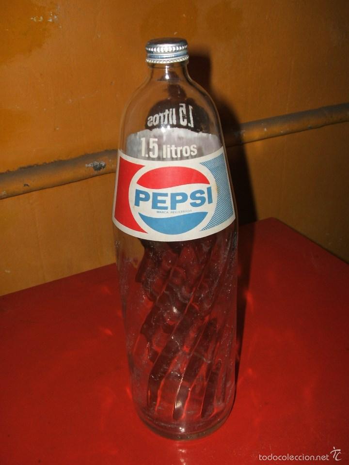 botella cristal pepsi, pepsi-cola, 1,5 litros c - Compra venta en  todocoleccion