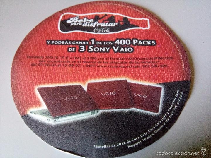 Coleccionismo de Coca-Cola y Pepsi: POSAVASOS COCA COLA VAIO - Foto 1