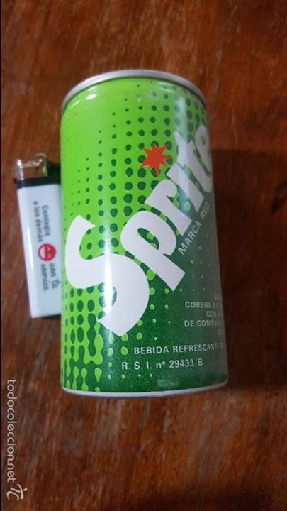 Colecionismo de Coca-Cola e Pepsi: LATA SPRITE A&Ntilde;OS 80