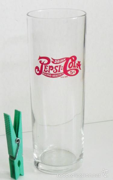 Collectionnisme de Coca-Cola et Pepsi: VASO DE CRISTAL - PEPSI COLA - DE TUBO - PUBLICIDAD - M&Aacute;S COSAS DE PEPSICOLA Y VASOS EN VENTA