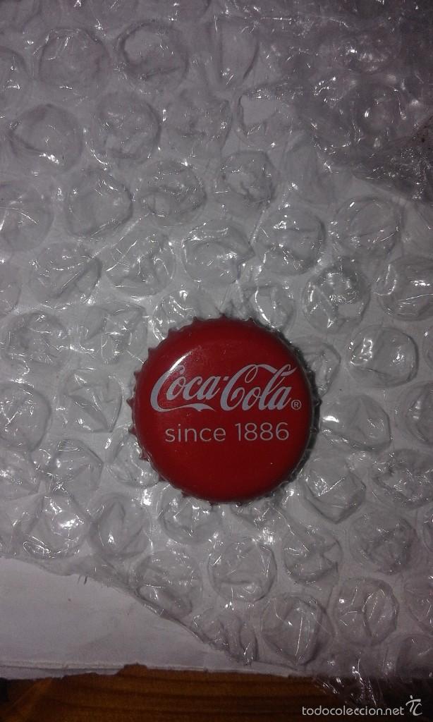 Collezionismo di Coca-Cola e Pepsi: Vendo  Chapa de corona de refresco Coca Cola Crown Cap tap&oacute;n - Since 1886 aniversario.