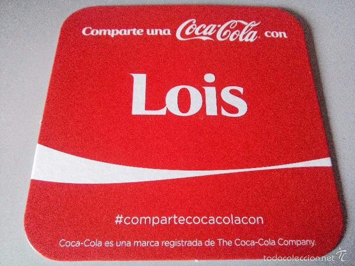 Coleccionismo de Coca-Cola y Pepsi: POSAVASOS COCA COLA LOIS - Foto 1