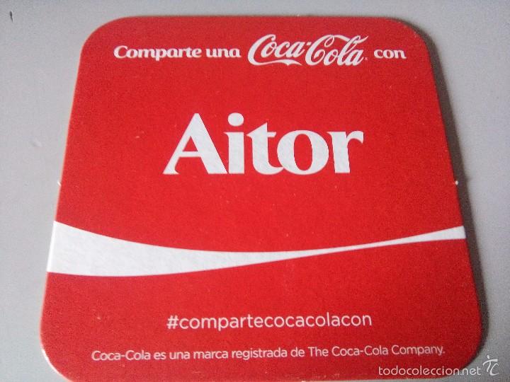 Collectionnisme de Coca-Cola et Pepsi: POSAVASOS COCA COLA AITOR