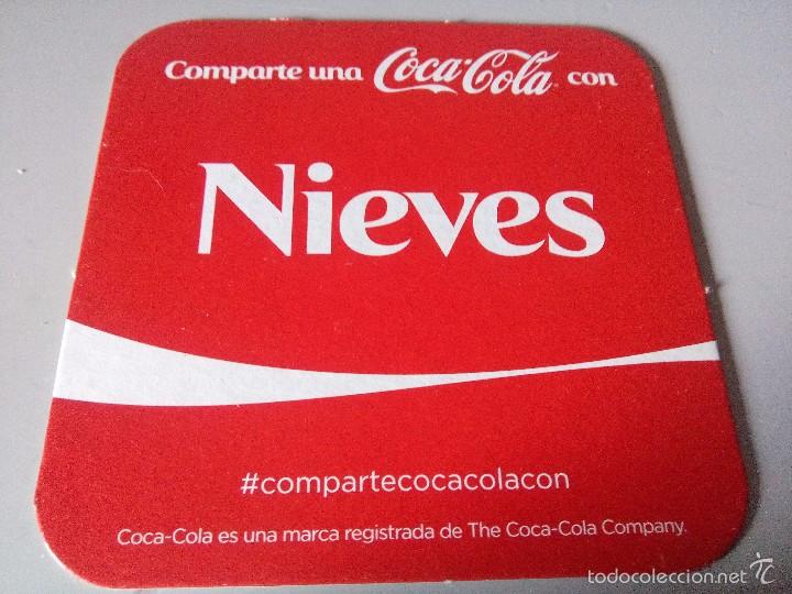 Collectionnisme de Coca-Cola et Pepsi: POSAVASOS COCA COLA NIEVES