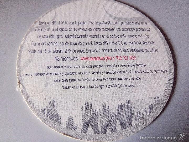 Coleccionismo de Coca-Cola y Pepsi: POSAVASOS COCA COLA - Foto 2