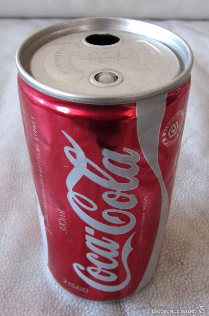 Collecting of Coca-Cola and Pepsi: LATA VACIA COCA COLA - COKE - AUSTRALIA - 370 ML - 1980 APROX - 12,7 CM ALTURA