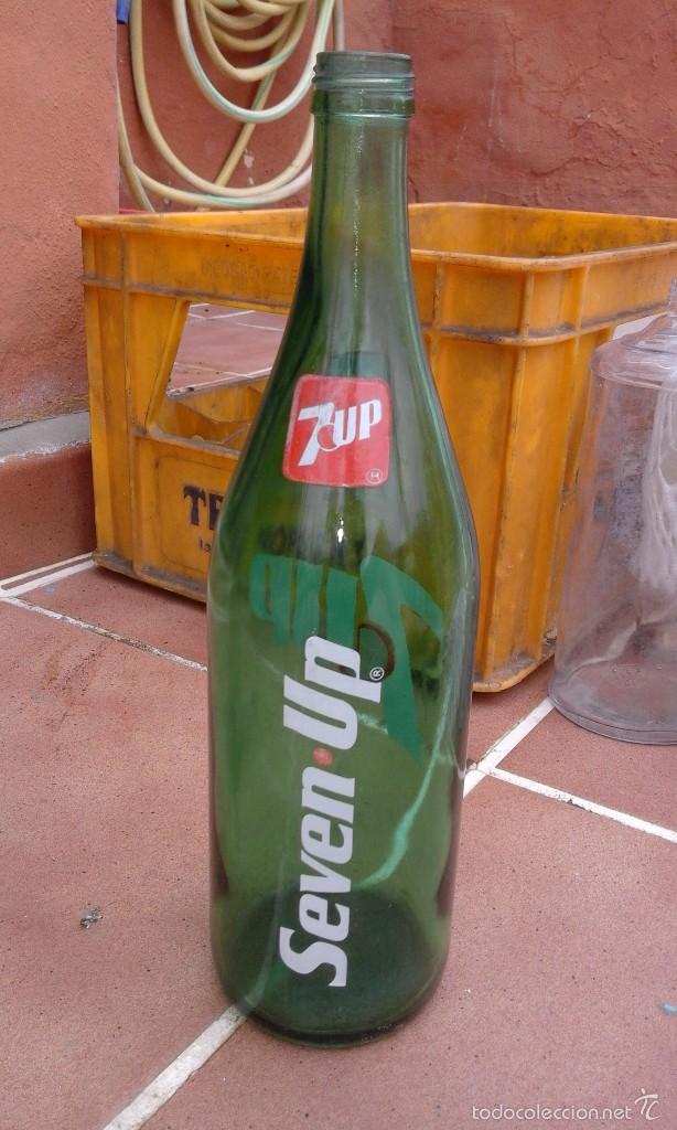 Colecionismo de Coca-Cola e Pepsi: Vendo antigua botella de 800ml de Seven up 7up a&ntilde;os 70 y 80