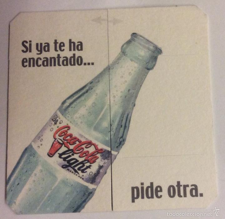 Coleccionismo de Coca-Cola y Pepsi: POSAVASOS COCA-COLA LIGTH - Foto 1