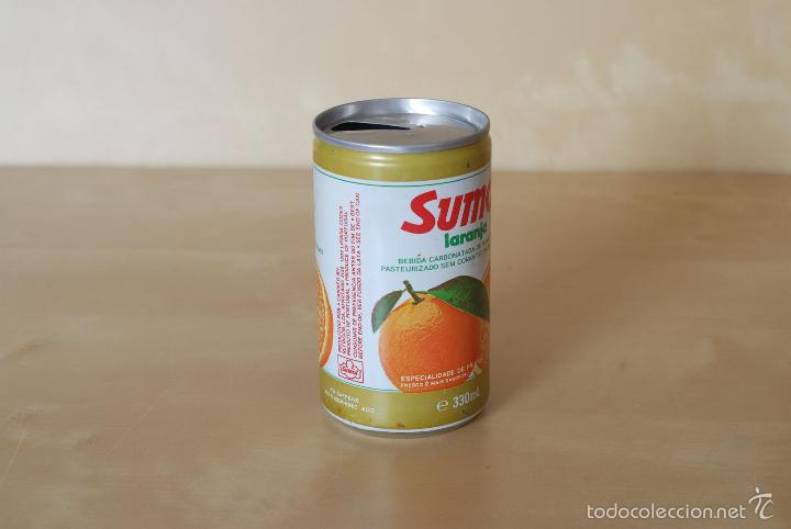 Coleccionismo de Coca-Cola y Pepsi: Lata de Sumol. Naranja. - Foto 2