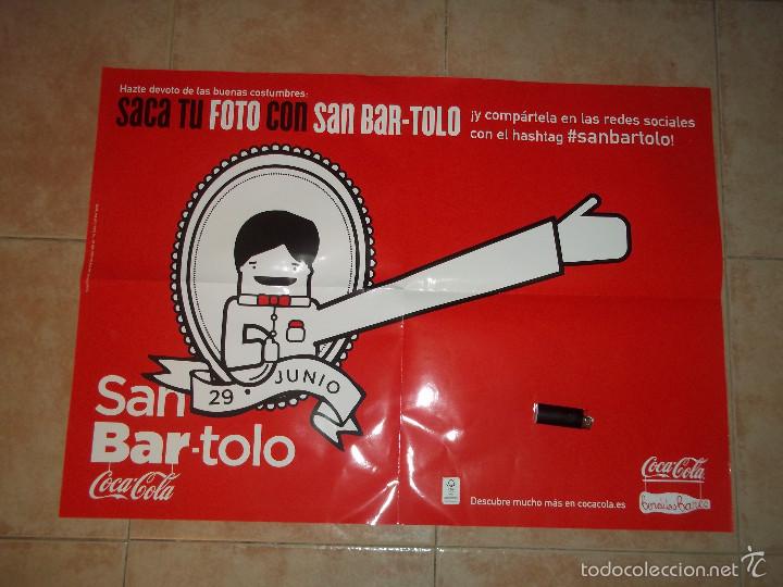 Collecting of Coca-Cola and Pepsi: POSTER COCA COLA COMPARTE TU FOTO CON SAN BAR-TOLO ESPECIAL COLECCIONISTAS