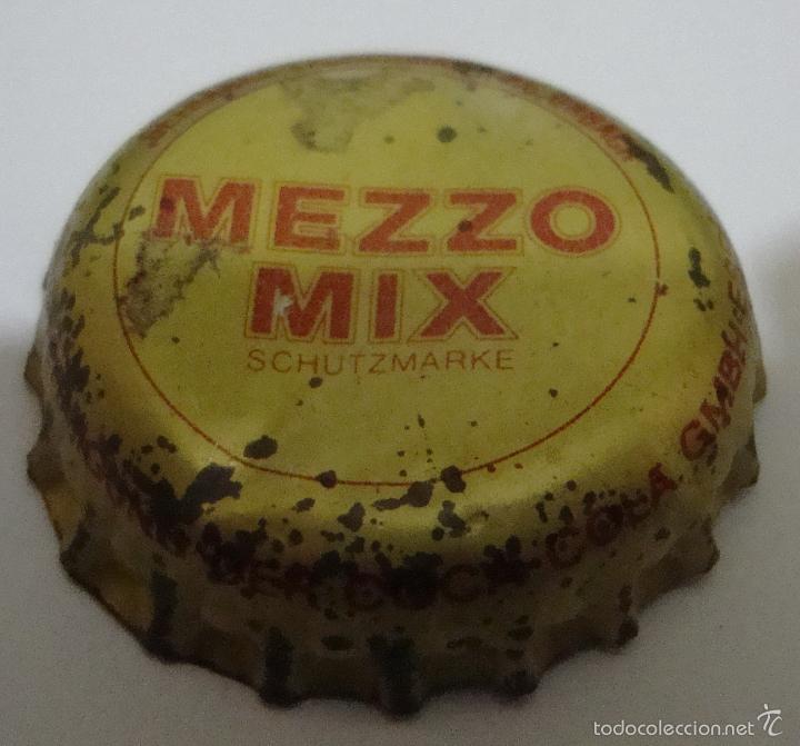 Coleccionismo de Coca-Cola y Pepsi: (TC-2) CHAPA TAPON CORONA MEZZO MIX COCA COLA ALEMANA CON CROMO DEPORTISTA GERHARD HENNIGE