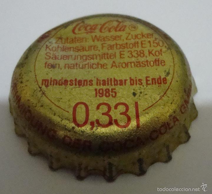 Coleccionismo de Coca-Cola y Pepsi: (TC-2) CHAPA TAPON CORONA COCA COLA ALEMANA CON CROMO DEPORTISTA DR REINER KLIMKE