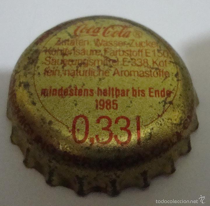 Coleccionismo de Coca-Cola y Pepsi: (TC-2) CHAPA TAPON CORONA COCA COLA ALEMANA CON CROMO DEPORTISTA JOSEF NECKERMANN