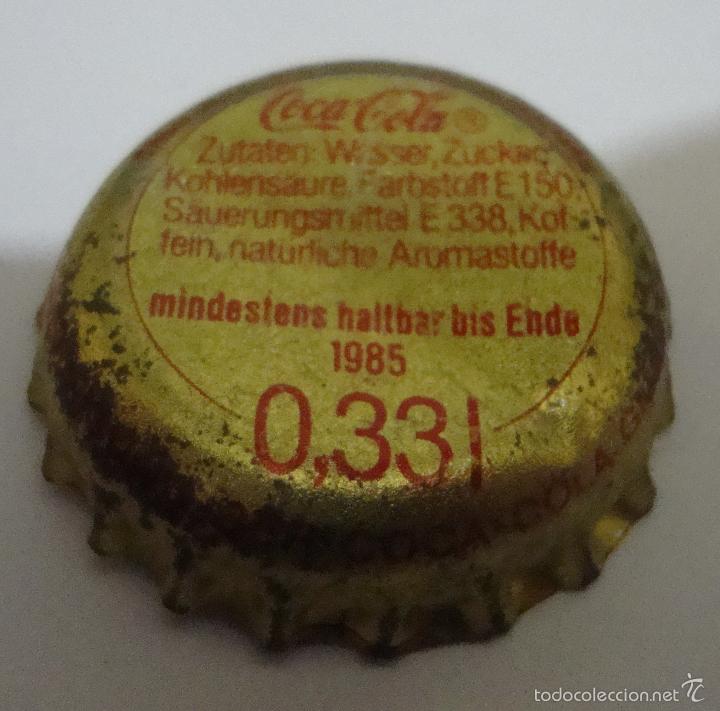 Coleccionismo de Coca-Cola y Pepsi: (TC-2) CHAPA TAPON CORONA COCA COLA ALEMANA CON CROMO DEPORTISTA THOMAS WESSINGHAGE