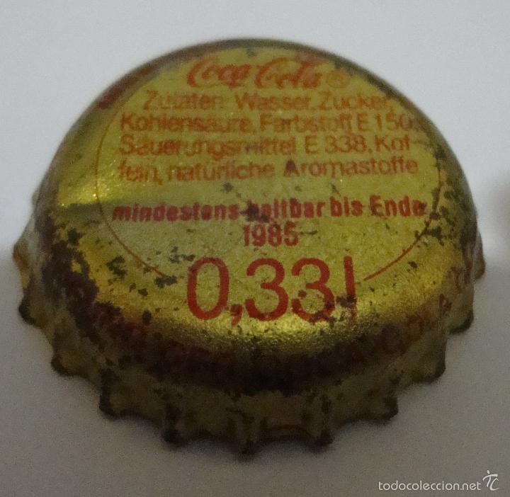 Coleccionismo de Coca-Cola y Pepsi: (TC-2) CHAPA TAPON CORONA COCA COLA ALEMANA CON CROMO DEPORTISTA WILLI HOLDORF