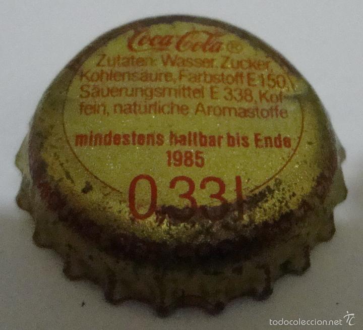 Coleccionismo de Coca-Cola y Pepsi: (TC-2) CHAPA TAPON CORONA COCA COLA ALEMANA CON CROMO DEPORTISTA KLAUS GLAHN
