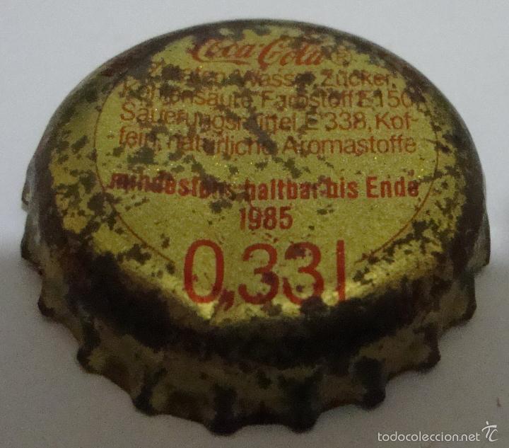 Collectionnisme de Coca-Cola et Pepsi: (TC-2) CHAPA TAPON CORONA COCA COLA ALEMANA CON CROMO DEPORTISTA MARGRIT KLINGER