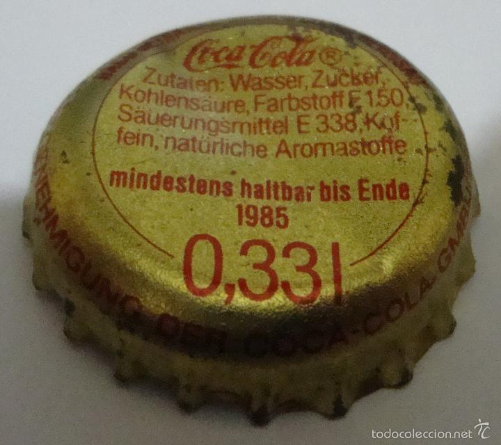 Collectionnisme de Coca-Cola et Pepsi: (TC-2) CHAPA TAPON CORONA COCA COLA ALEMANA CON CROMO DEPORTISTA HARALD NORPOTH
