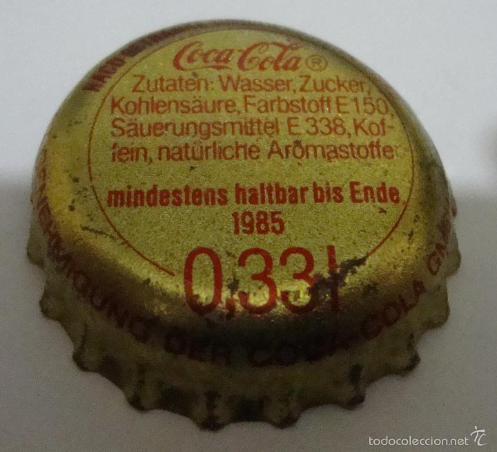 Collectionnisme de Coca-Cola et Pepsi: (TC-2) CHAPA TAPON CORONA COCA COLA ALEMANA CON CROMO DEPORTISTA BERND KLINGNER