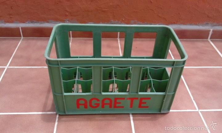 Sammeln von Coca-Cola und Pepsi: Vendo antigua caja Agua con Gas Gaseosa de Agaete Gran Canaria vac&iacute;a Islas Canarias Los Berrazales