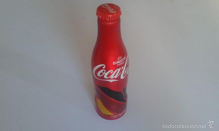 Collectionnisme de Coca-Cola et Pepsi: Botella aluminio Coca Cola -- UEFA -- Euro2016 ( France ) -- 250 ml -- ALEMANIA Campe&oacute;n 72, 80, 96.