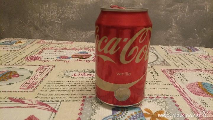 Colecionismo de Coca-Cola e Pepsi: LATA VAC&Iacute;A DE COCA-COLA VANILLA (Gran Breta&ntilde;a)