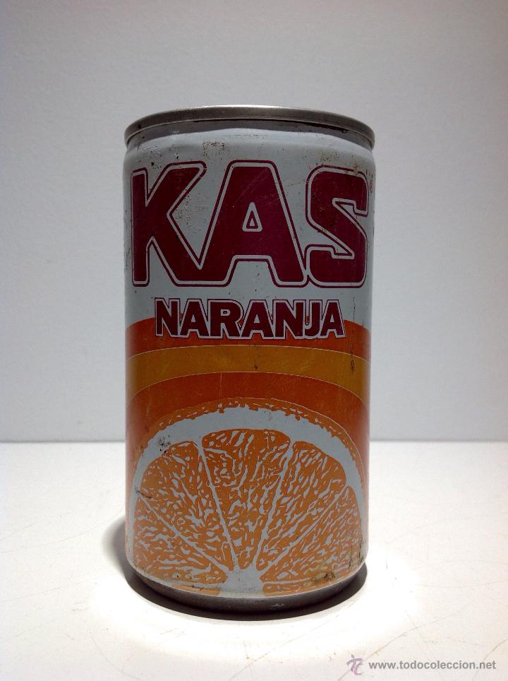 Sammeln von Coca-Cola und Pepsi: ANTIGUA LATA BOTE DE KAS NARANJA, A&Ntilde;OS 80
