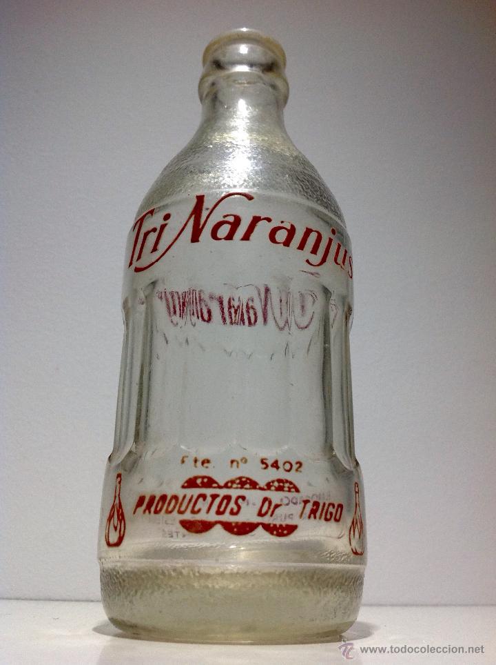 Coleccionismo de Coca-Cola y Pepsi: ANTIGUA BOTELLA DE TRI-NARANJUS - Foto 5