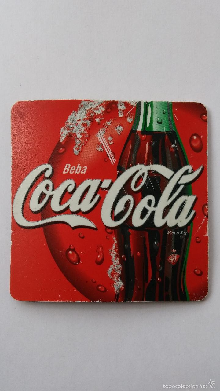 Colecionismo de Coca-Cola e Pepsi: Posavaso con a&ntilde;os, de corcho por detras, posavasos de coca cola