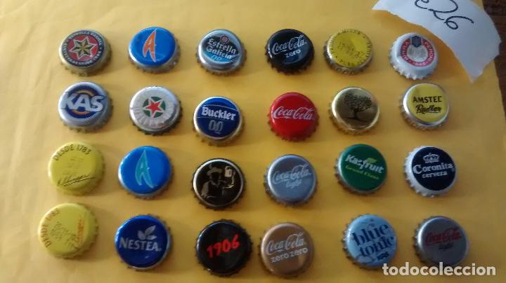 Coleccionismo de Coca-Cola y Pepsi: [Lote e26] chapas variadas cerveza, refrescos - Foto 1